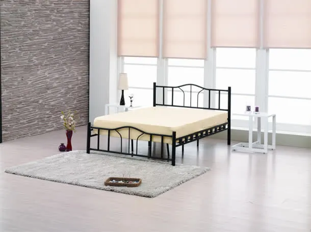 干净的床铺海报背景卧室免抠