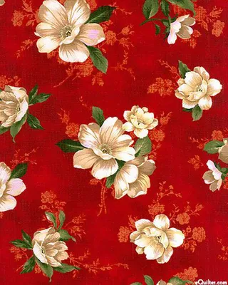 复古大花布背景高清