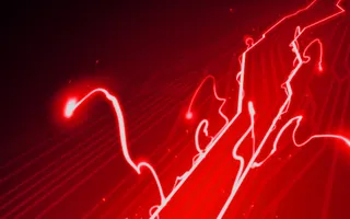 红色光线传递科技海报背景免抠