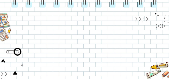 开学季卡通促销海报高清