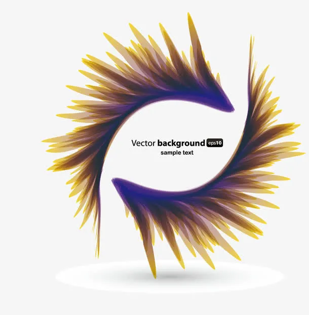 放射性边框免抠