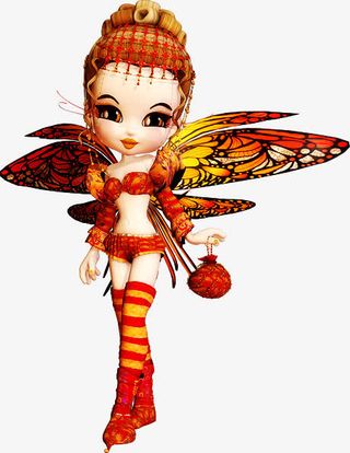 西方美女素描卡通装饰图片免抠