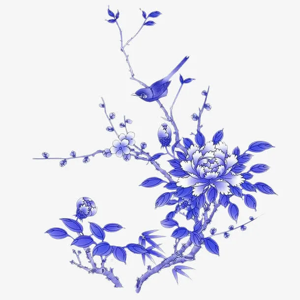 中国风花朵免抠