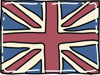 卡通手绘各国国旗免抠