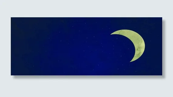 蓝色质感卡通星空图高清