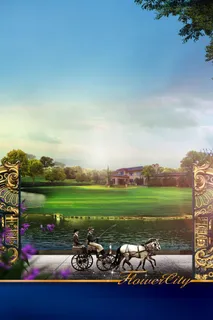 大气尊贵典雅地产开盘背景素材高清