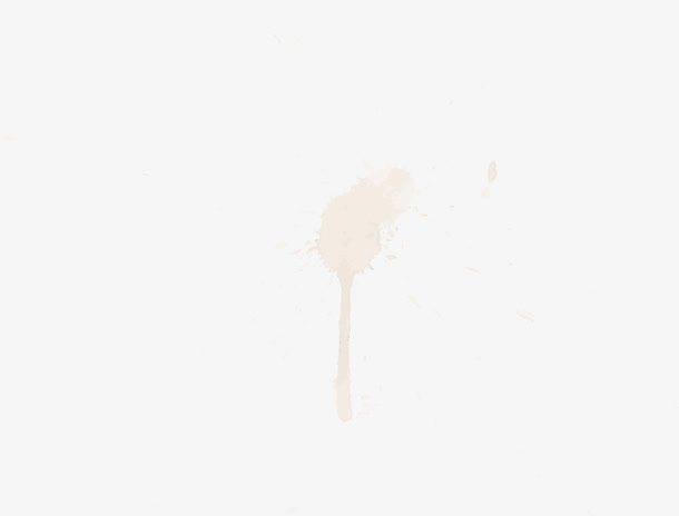 黄色清新液体墨迹免抠