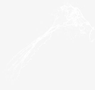 白色水流飞渐七夕免抠