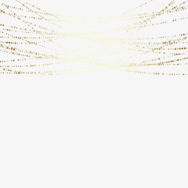 金色条带装饰元素免抠