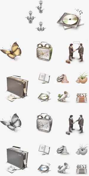 商务矢量图标免抠