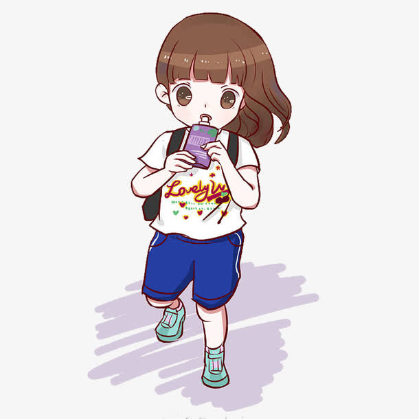 卡通小人免抠