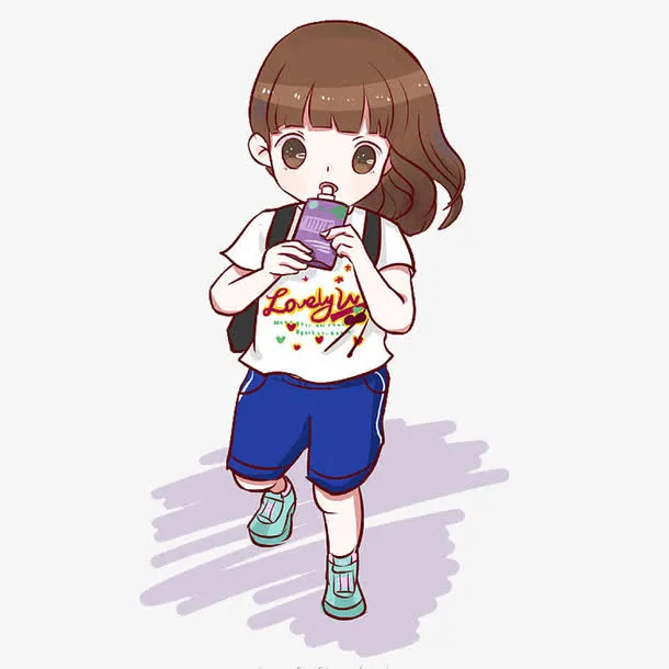 卡通小人免抠