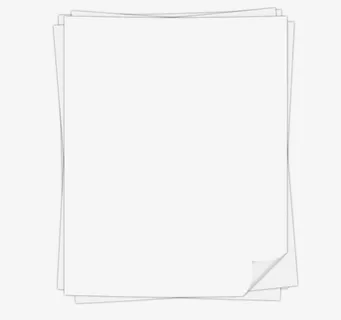 矢量A4纸张免抠