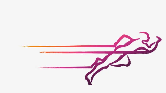 奔跑中的人免抠