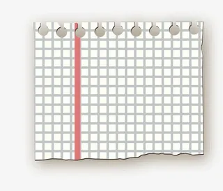 矢量卡通图案手撕纸张免抠