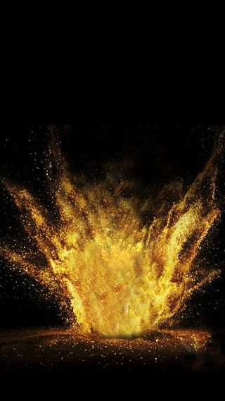 金色炫彩H5背景高清