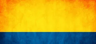 渐变黄色蓝色背景高清