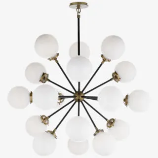 精美的分子灯免抠