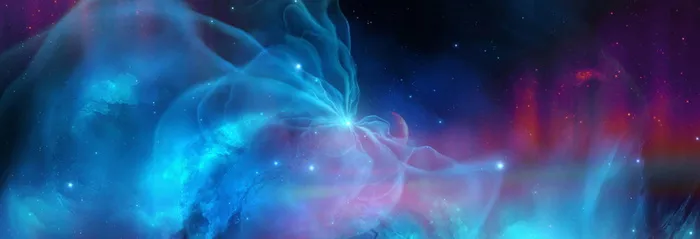 渐变梦幻夜空背景高清