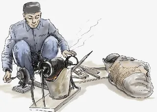 小巷古代爆米花免抠