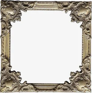 欧式复古相框免抠