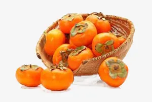黄色柿子免抠