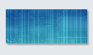 电路板 蓝色 线条 科技高清