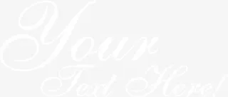 白色英文情人节免抠