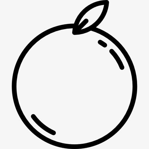 大橘子图标免抠