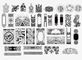 中国风边框免抠