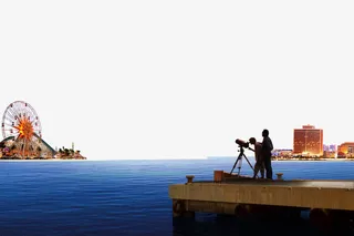 海滨城市码头免抠