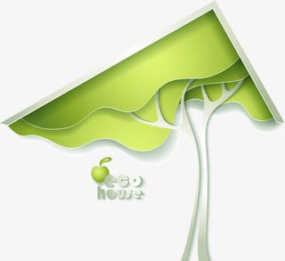 矢量3D树木素材免抠