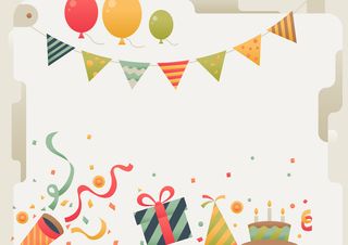 节日周年庆海报背景矢量素材高清