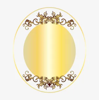 欧式婚礼婚庆花纹边框矢量素材免抠