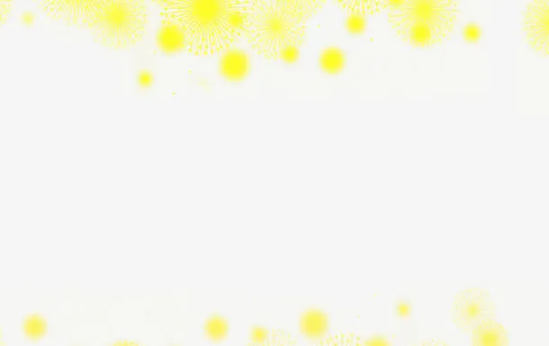 黄色漂浮花瓣素材免抠