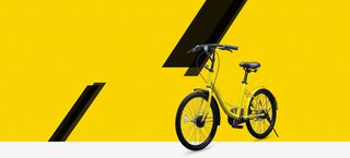 ofo共享单车小黄车黄色背景图高清