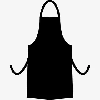 围裙的剪影图标免抠
