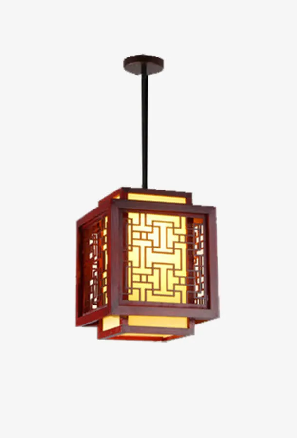 中式吊灯免抠