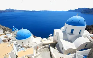 圣托里尼岛风景十二免抠