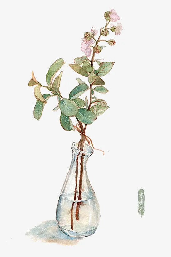 水彩鲜花免抠