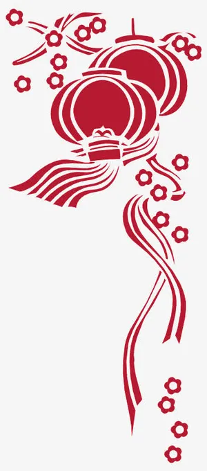 灯笼中国风灯笼春节过年建筑免抠