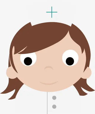 卡通手绘女护士免抠