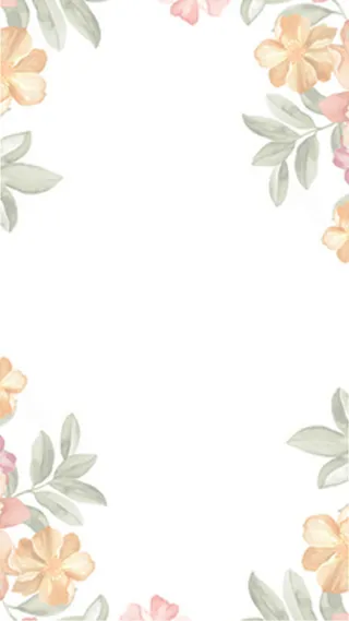 简约花卉春季促销H5背景高清