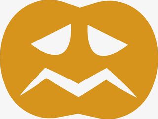 橙色卡通南瓜免抠