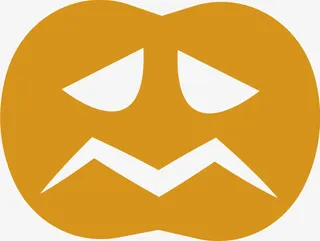 橙色卡通南瓜免抠