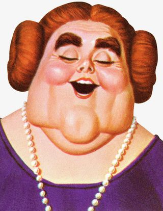 肥胖老妇人免抠