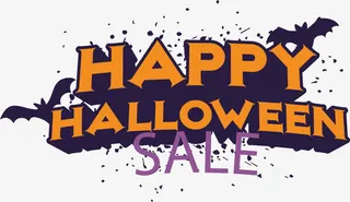 万圣节字体装饰图案免抠