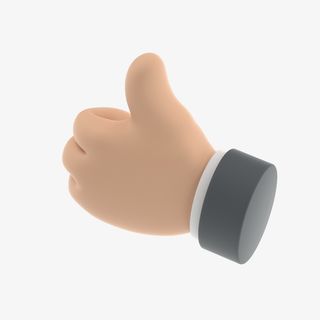 C4D 手势 手 大拇指免抠