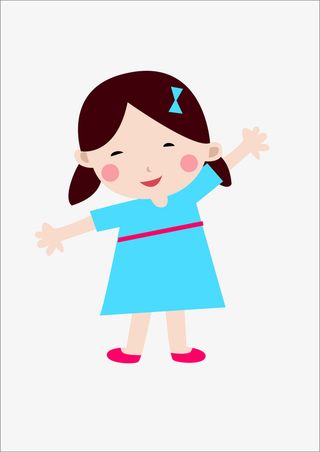 六一儿童节卡通儿童1免抠