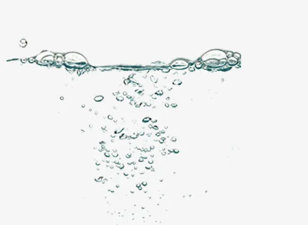 水中的泡泡免抠